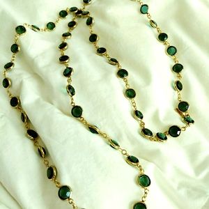 Vintage Swarovski Green Crystal Necklace